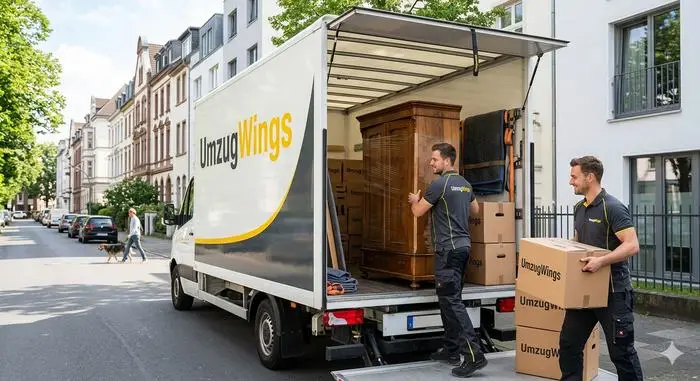 Privatumzug – sorgfältig verpacktes Möbelstück